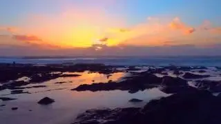 (TL) Sunset by Queens Beach in Sea Point // Cape Town, South Africa (end of September 2016)