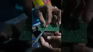 STK ic soldering with friends help Joly night work memories