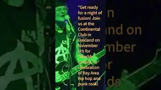 Join us at the Continental Club in Oakland on November 6th   #livemusic #metal #punkrock #oakland