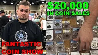 We SOLD $20,000 in Coins at this HUGE Texas Coin Show! (TNA Coin Show Review)