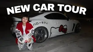 Hello Kitty CAR TOUR  + what's in my car