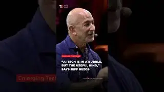 &ldquo;AI TECH IS IN A BUBBLE, BUT THE USEFUL KIND,&rdquo; SAYS JEFF BEZOS