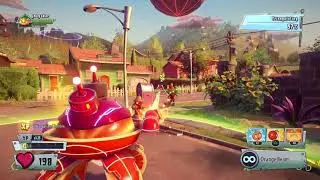 Plants vs Zombies GW2 playthrough #11 triangulation station (Citron mission) Z7 mech boss!