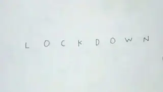 how to draw Lockdown Word turn into drawing
