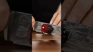 Glass Mulberry ASMR Cutting & Mukbang 🍇✨ #asmr #satisfying #relaxing #sensoravids #cosmicasmr