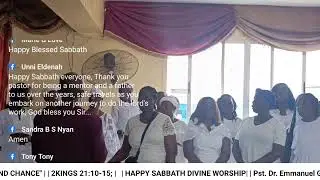 | HAPPY SABBATH DIVINE WORSHIP|   | Pst. Dr. Emmanuel G.M. Kollie | |TITLE: CONSEQUENCES OF SECOND C