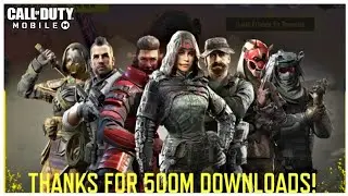 CODM ! Congratulations CODM For 500 Million Downloads ! Get FREE 10 Crates in COD MOBILE ! #Shorts#