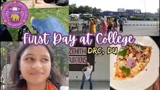 First Day at College | Daulat Ram College | DRC Diaries ep. 0 | SNEHA SENGAR #delhiuniversity