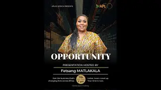 APLGO BOP African Leader: Corporate Director - Fetsang Matlakala!!! 07.12.2025!!!
