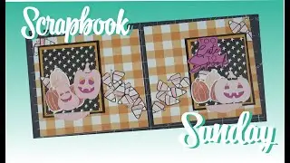 CTMH - Boo Crew - Jack-O-Lanterns - 6x6 Layouts - Cricut
