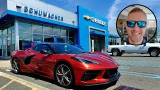 Red Mist Metallic C8 with Natural Interior