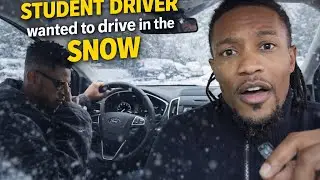 Licensed driver wanted lessons in the snow