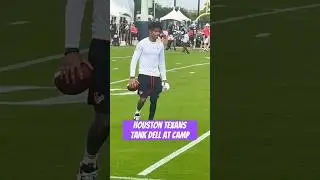 Houston Texans Tank Dell At Training Camp #nfl #nflnews z#nflupdates #houstontexans #cjstroud #fyp