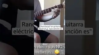 tocar rancheras en guitarra el&eacute;ctrica? 🎸#shorts #music #guitarra