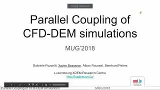 Эффективное параллельное объединение моделирования CFD-DEM