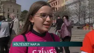 Saj&aacute;t k&ouml;ltem&eacute;nyeiket adt&aacute;k elő a gyerekek - Versel&eacute;s P&eacute;csett a k&ouml;lt&eacute;szet napj&aacute;n