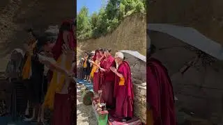 Traditional Buddhist statue and Temple at Mathachaur Patarasi Jumla Nepal #buddhistpilgrimage