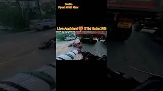 Live Accident 💔 Ktm Duke 390 Total Loss l Police Ne Pakd li Without Any Reason l jaldi Waha Se Hato