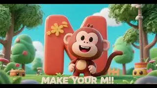 M for Monkey &ndash; Make Your M! | Nursery Rhymes & Kids Songs