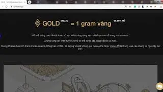 DIGITAL GOLD | 1GOLD ERC201 gram of gold 99.99% FINE