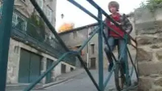 Monocycle trial débutant