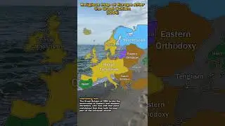 Religious Map of Europe after the Great Schism (1054)