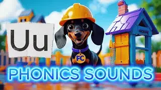 Letter U Words for Kids | UP, US | Phonics Flashcards with Short Vowel 🔤🎉