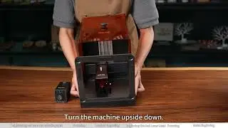 DJ6 Pro Rotating axis+computer usage tutorial-eng#laserengraving #daja