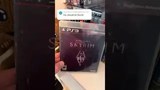 POV you&rsquo;re about to play Skyrim #gamecollection #gaming #skyrim #ps3 #shorts #elderscrolls #fyp