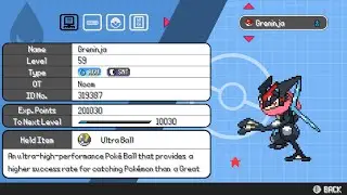 Pok&eacute;mon Destiny: Code in Godot 8 - Beta Summary Screen