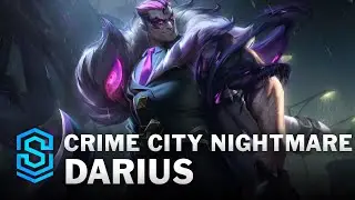 Crime City Nightmare Darius Skin Spotlight - League of Legends