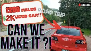 CAN A 17-Year-Old MAZDA 3 Survive a 1,200-Mile ROAD TRIP?
