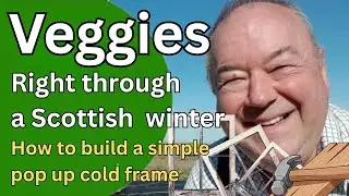 Build a Simple Pop Up Cold Frame  & Grow Veggies Through a Scottish Winter!