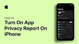 Как включить отчет о конфиденциальности приложений на iPhone