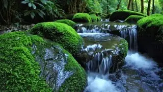 LET PEACE FLOW 🌊 RELAXING PIANO AND RIVER SOUNDS FOR SLEEP AND STRESS RELIEF