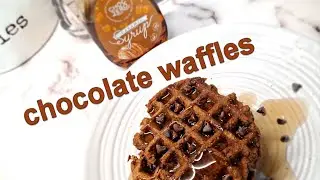 low carb chocolate waffles/ Easy recipe