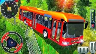 Offroad Coach Bus Driver Simulator 3D : Uphill Mobile Bus Transporter : Android Gameplay HD