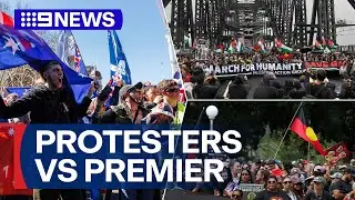 &lsquo;Protest zones&rsquo; to be potentially placed across Sydney | 9 News Australia