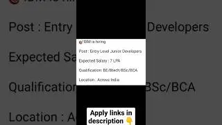 IBM, Coinbase, Marsh McLennan, Goldman Sachs.... hiring