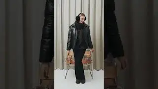 Czarny look buduje neutralną bazę, a brązowe trapery dodają jej praktycznego charakteru🔍399656