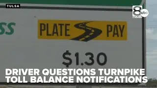 Driver questions turnpike toll balance notifications