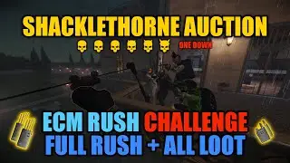 [PAYDAY 2] Испытание ECM аукциона Shacklethorne: полный натиск + вся добыча (38 артефактов медленно перемещаются по тросу)