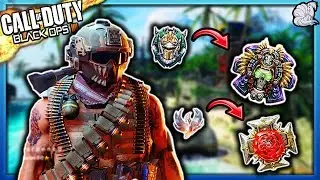 ALL Multiplayer & Zombies PRESTIGE EMBLEMS! | COD: BO4 (1st - 10th Prestige Emblems)