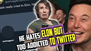 Twitter CLOWN Airbagged Gets BANNED On Twitter AGAIN But Can't Stay Away Despite HATING Elon Musk