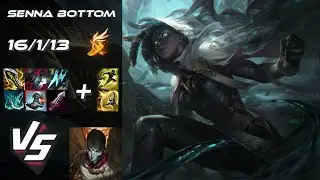 BOTTOM Senna vs Jhin - EU Grandmaster Patch 25.S2.3