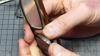 Repair Broken Plastic Reading Glasses