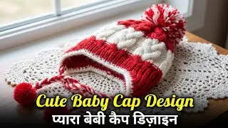 Baby Woolen Cap Knitting Tutorial | Beginners Friendly Design🧶