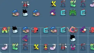 Merge Alphabet : Monster Superhero Rampage, New ABCd Gameplay