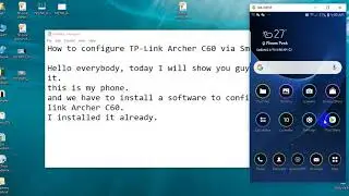 How to configure TP Link Archer C60 via Smart Phone
