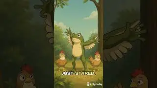 Frog story #funny #frog #chicken